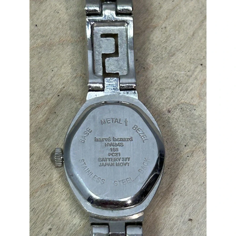 Harve‎ Benard Womens Quartz Dress Watch Silver Rhinestone Bracelet Japan Movt